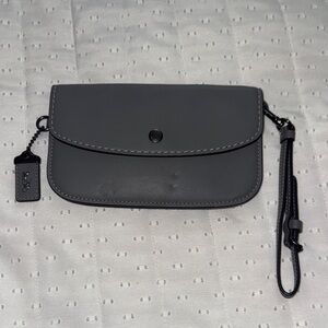 Coach 1941 Edition Wristlet Grey Glove Tanned Leather